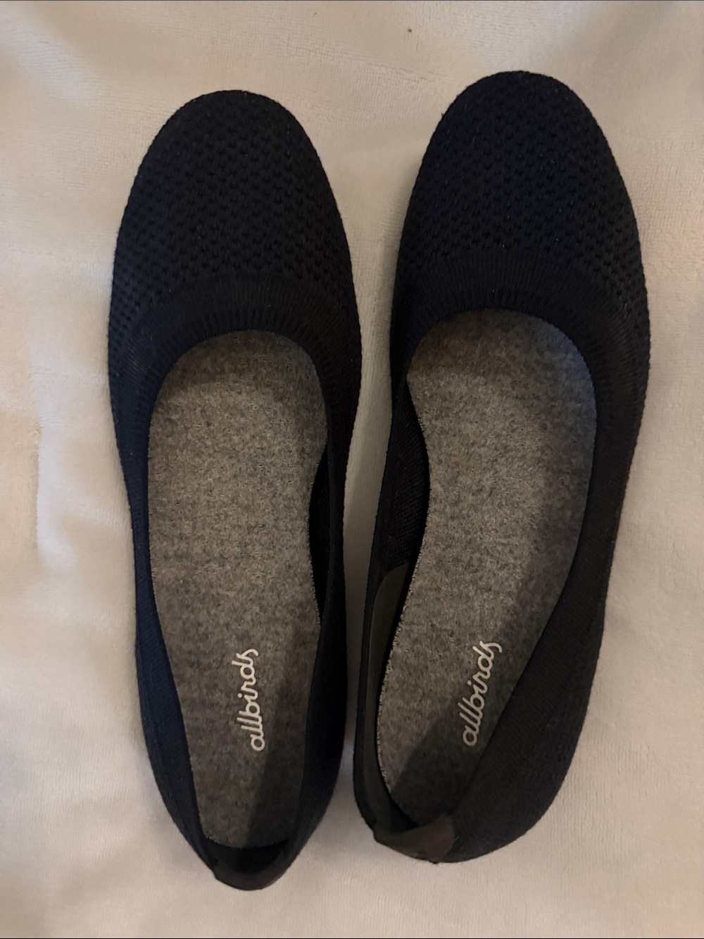 allbirds Black Women's Knit Ballet Flats Size 8